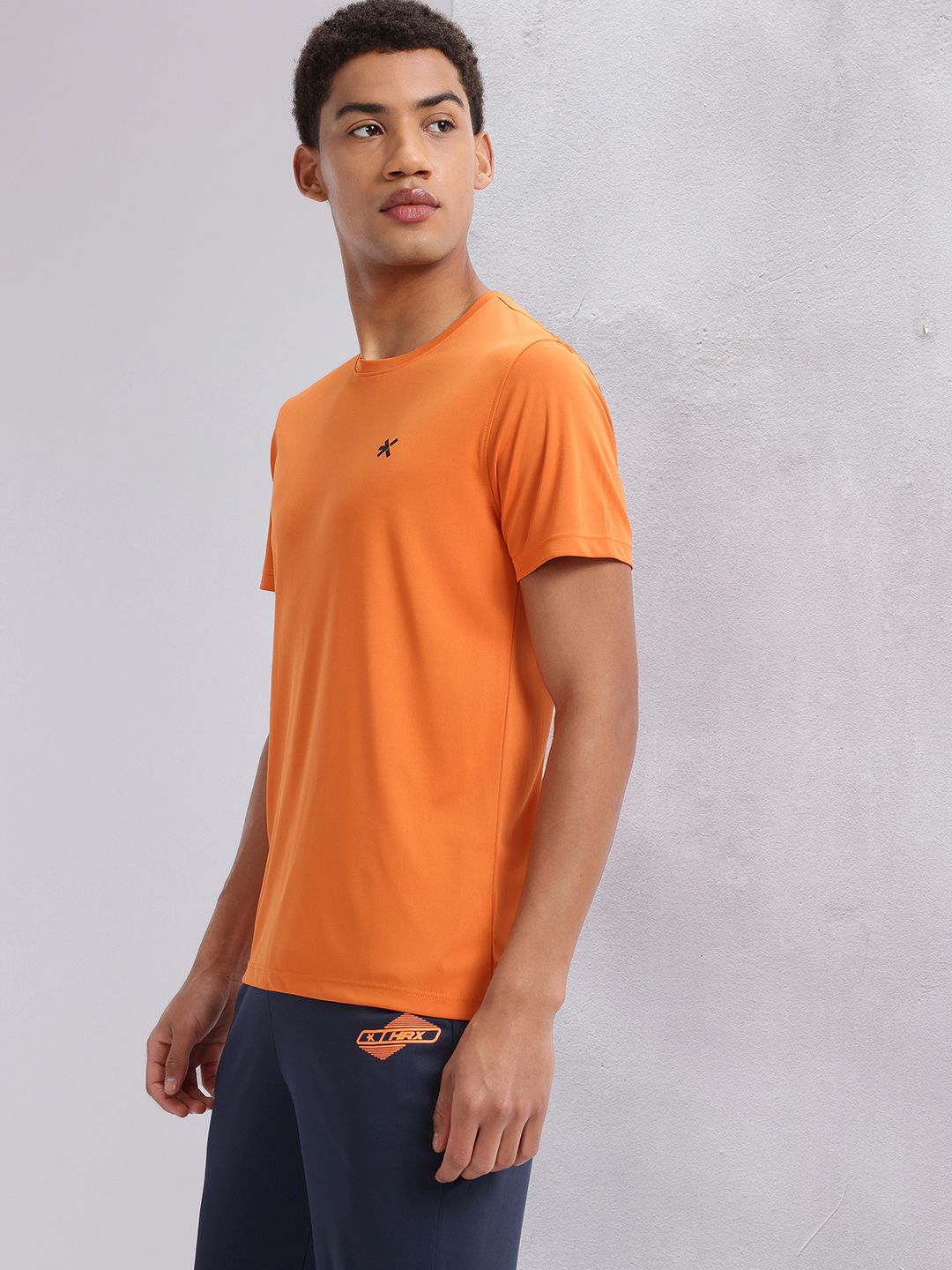HRX by Hrithik Roshan Men Printed Rapid-Dry Training T-shirt