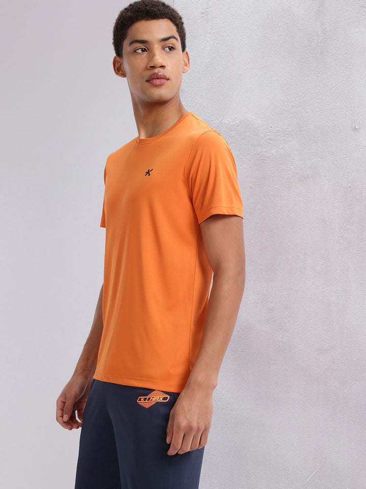 HRX by Hrithik Roshan Men Printed Rapid-Dry Training T-shirt