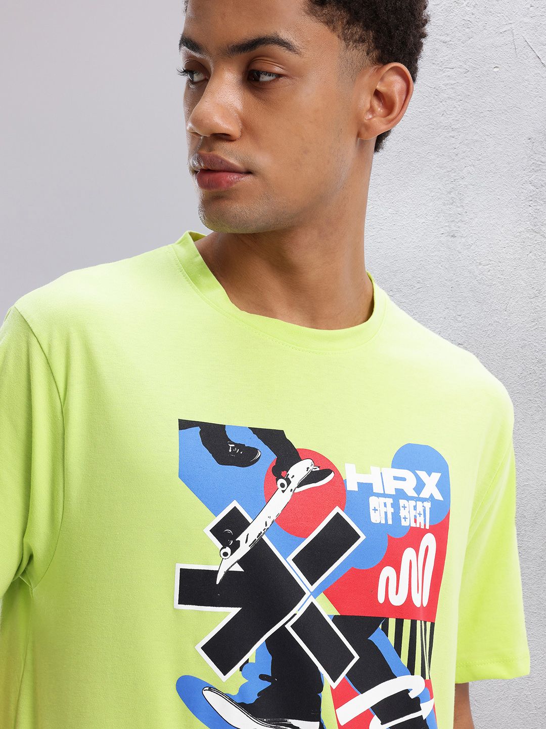 HRX by Hrithik Roshan Men Printed Lifestyle T-shirt