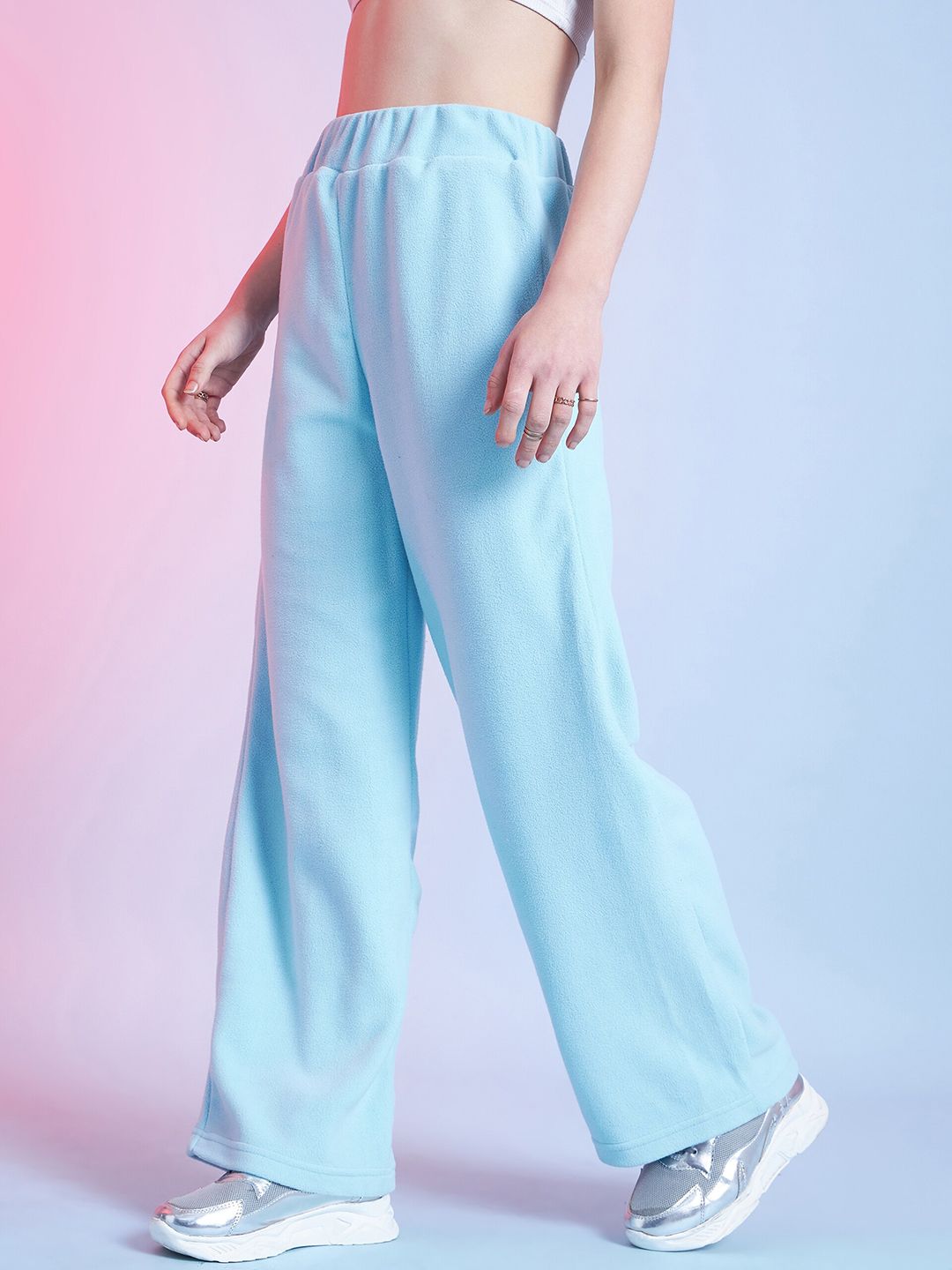 STREET 9 BASICS Women Relaxed Wide Leg Loose Fit Trousers