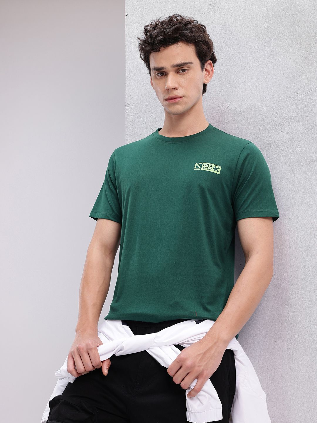 HRX by Hrithik Roshan Brand Logo Detail Lifestyle T-shirt
