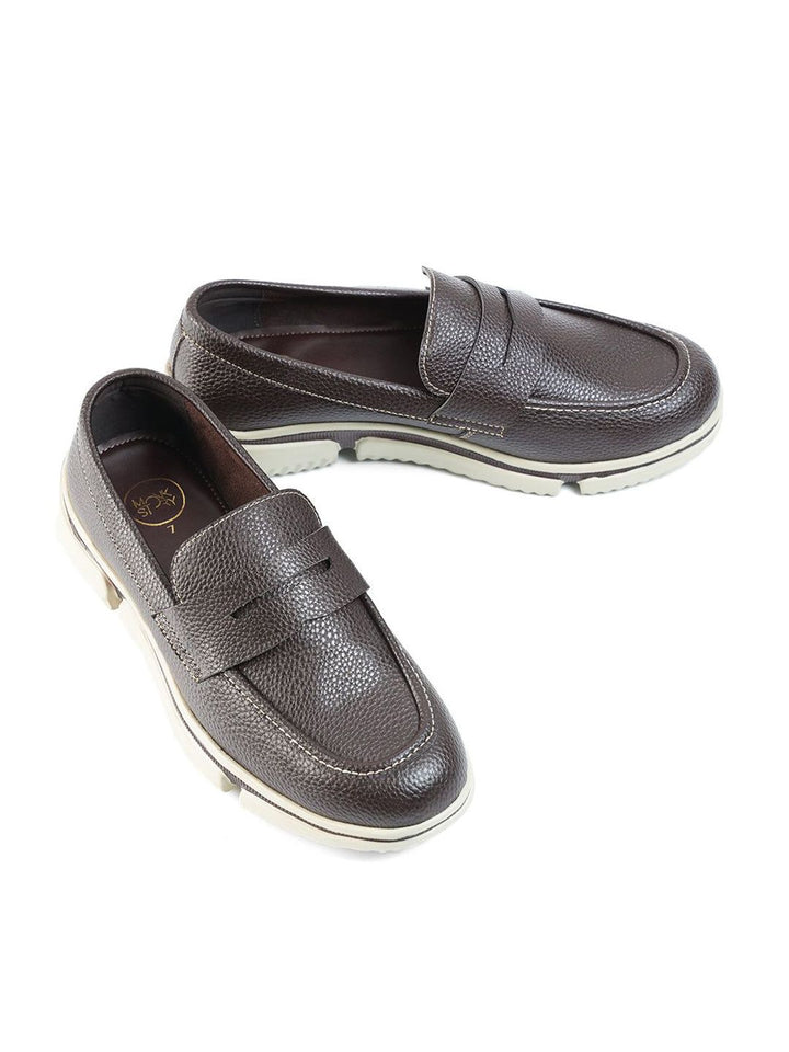 MONKSTORY Lelaki PU Slip-On Sneakers