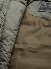 The Indian Garage Co Men Zip-Front Puffer Jacket with Zip Pockets