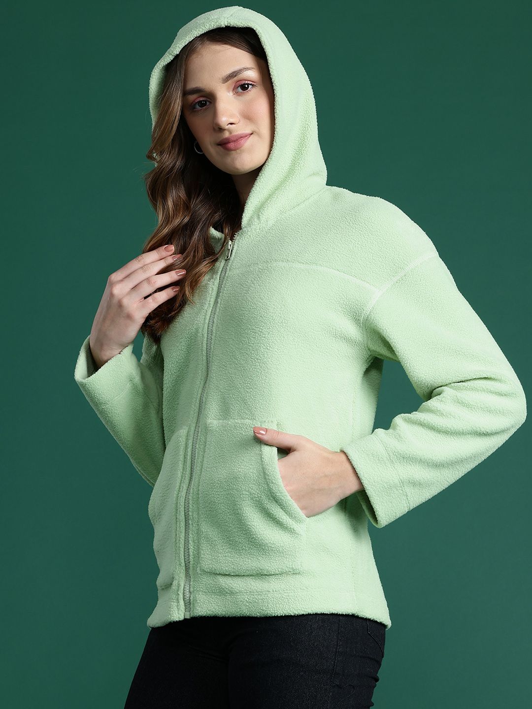 DressBerry Fleece Hooded Sweatshirt