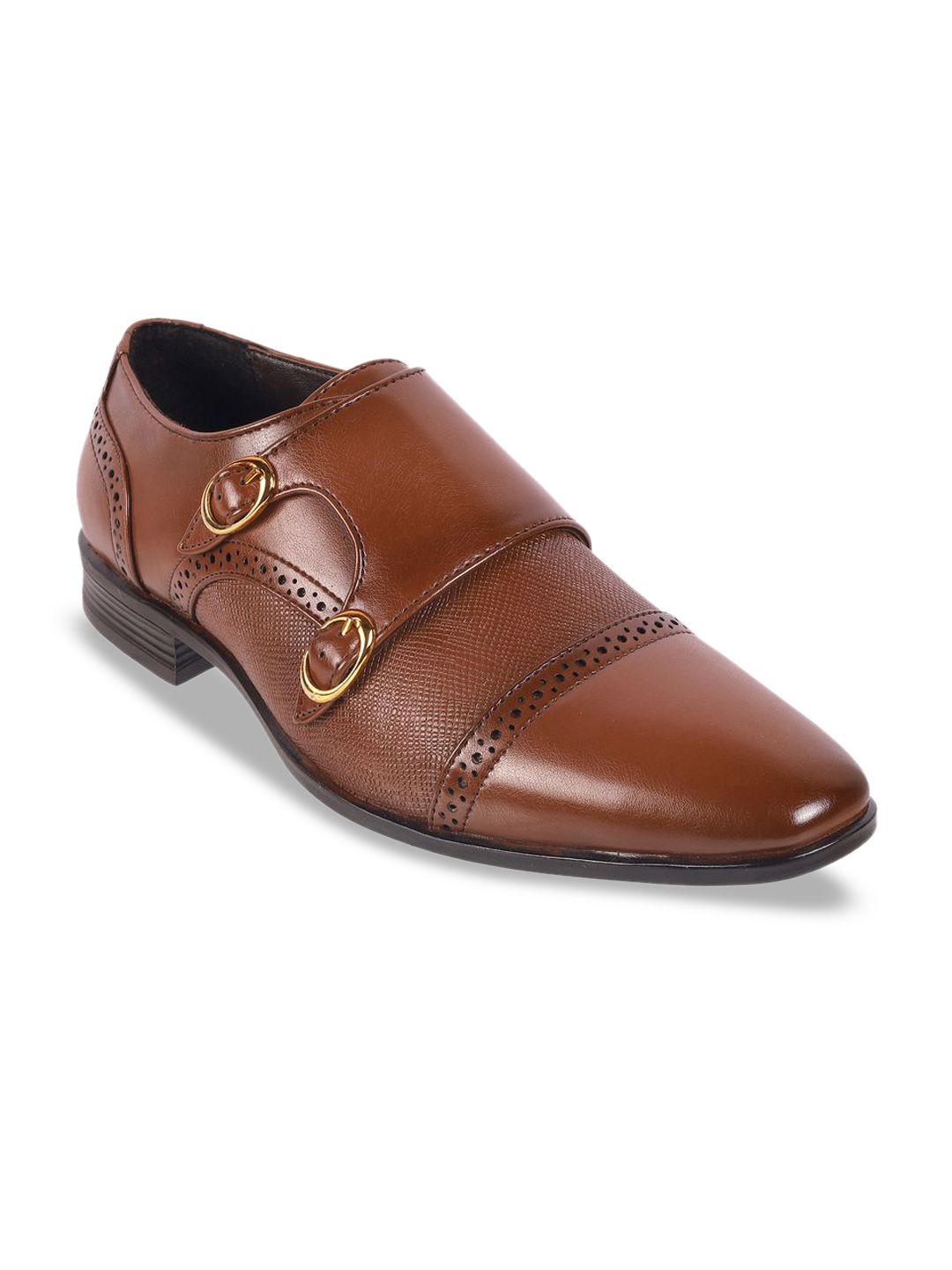 Metro Men Synthetic Formal Monk Shoe