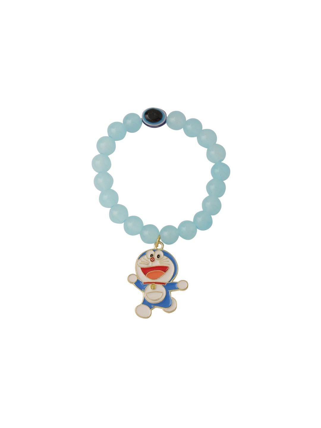 NVR Kids Cartoon Design Sky BLue Tiruan Benang Rakhi dengan Roli Chawal