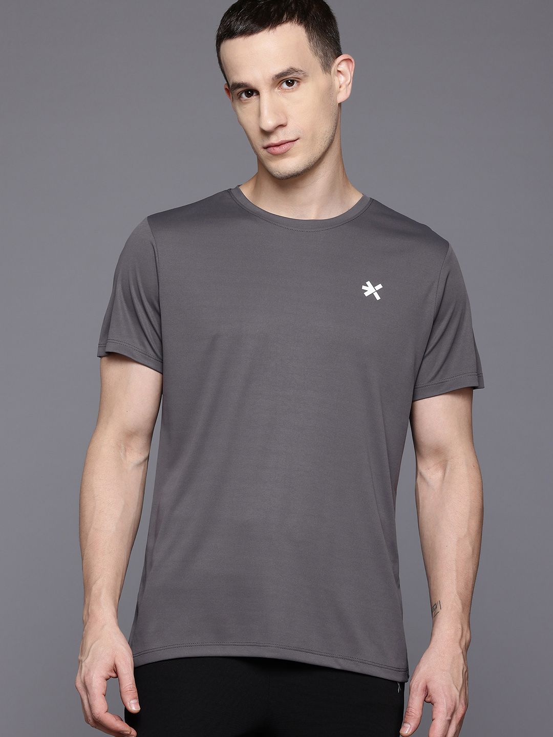 HRX by Hrithik Roshan Printed Rapid-Dry Training T-shirt