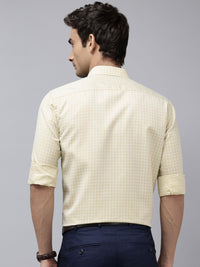 Park Avenue Slim Fit Checked Formal Shirt