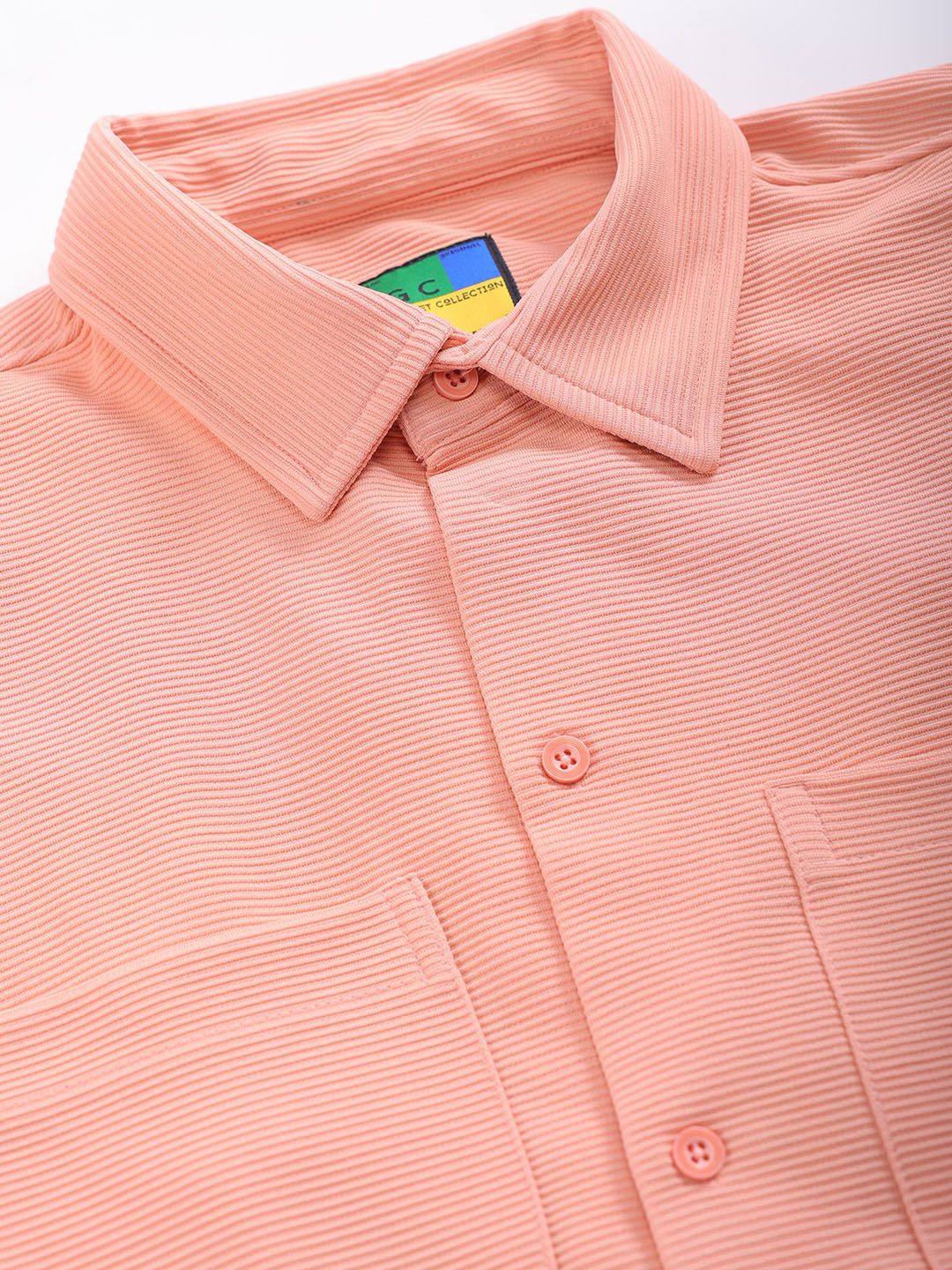 The Indian Garage Co Men Spread Collar Boxy Casual Shirt