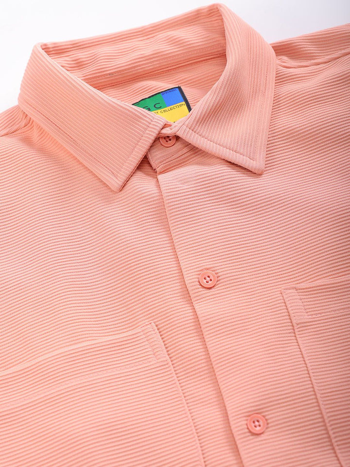 The Indian Garage Co Men Spread Collar Boxy Casual Shirt