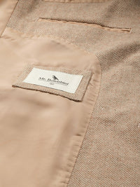 Mr Bowerbird Self Designed Single-Breasted Tailored Fit Casual Blazer