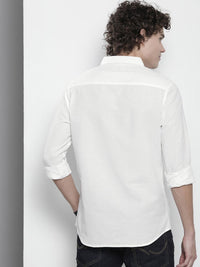 The Indian Garage Co Men Solid Pure Cotton Casual Shirt