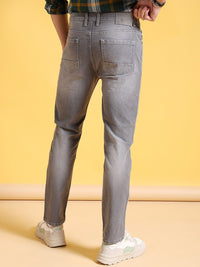 The Indian Garage Co Men Low Distress Ripped Slim Fit Stretchable Jeans