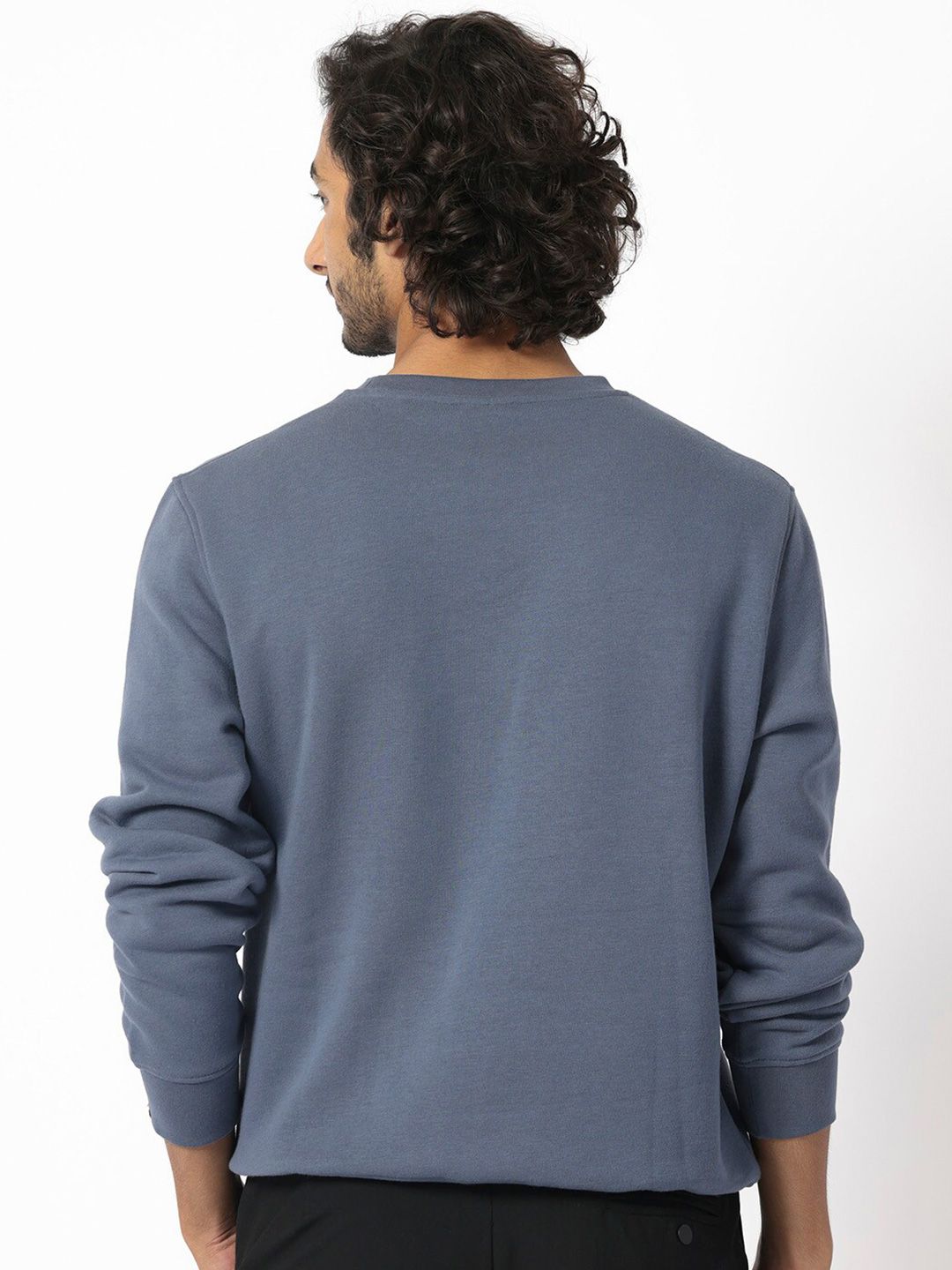 RARE RABBIT Men Verano Typography Printed Sweatshirt