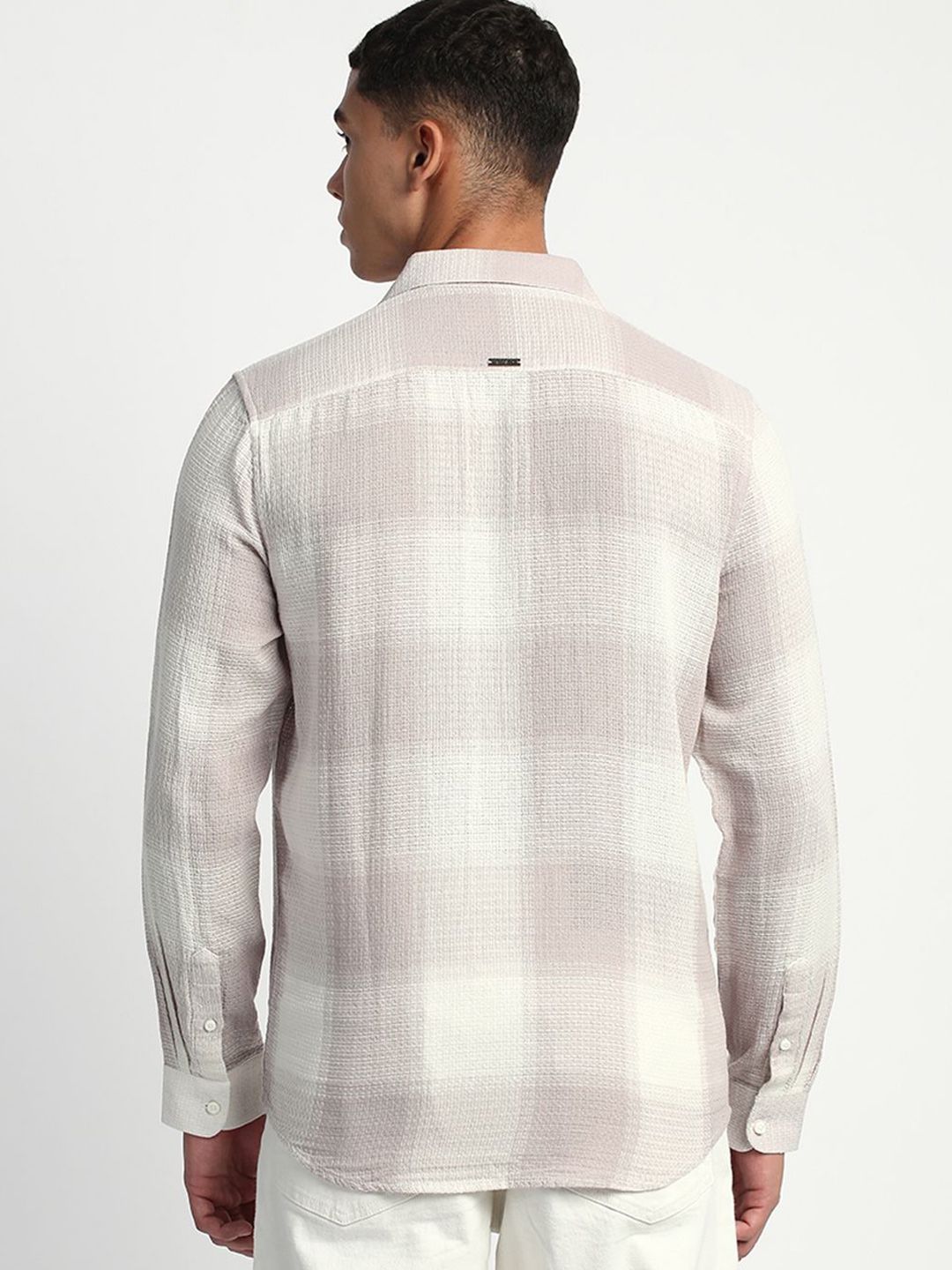 THE BEAR HOUSE Men Slim Fit Checked Casual Shirt