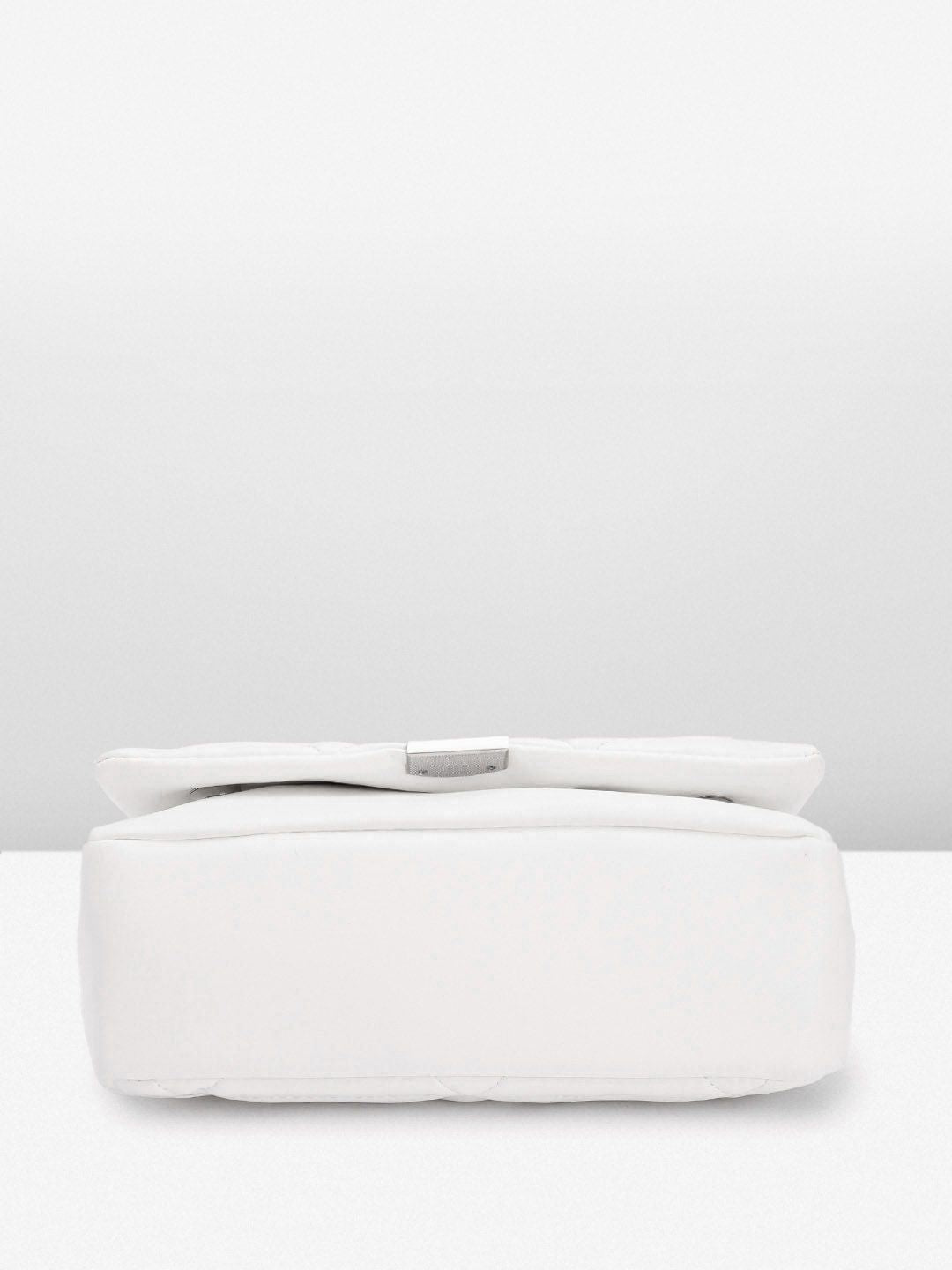 Lino Perros Structured Sling Bag with Quilted Detail