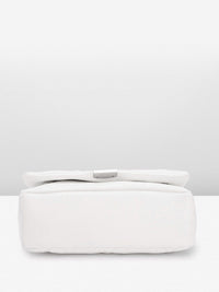 Lino Perros Structured Sling Bag with Quilted Detail