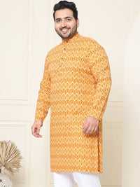 SOJANYA PLUS Geometric Printed Cotton Kurta