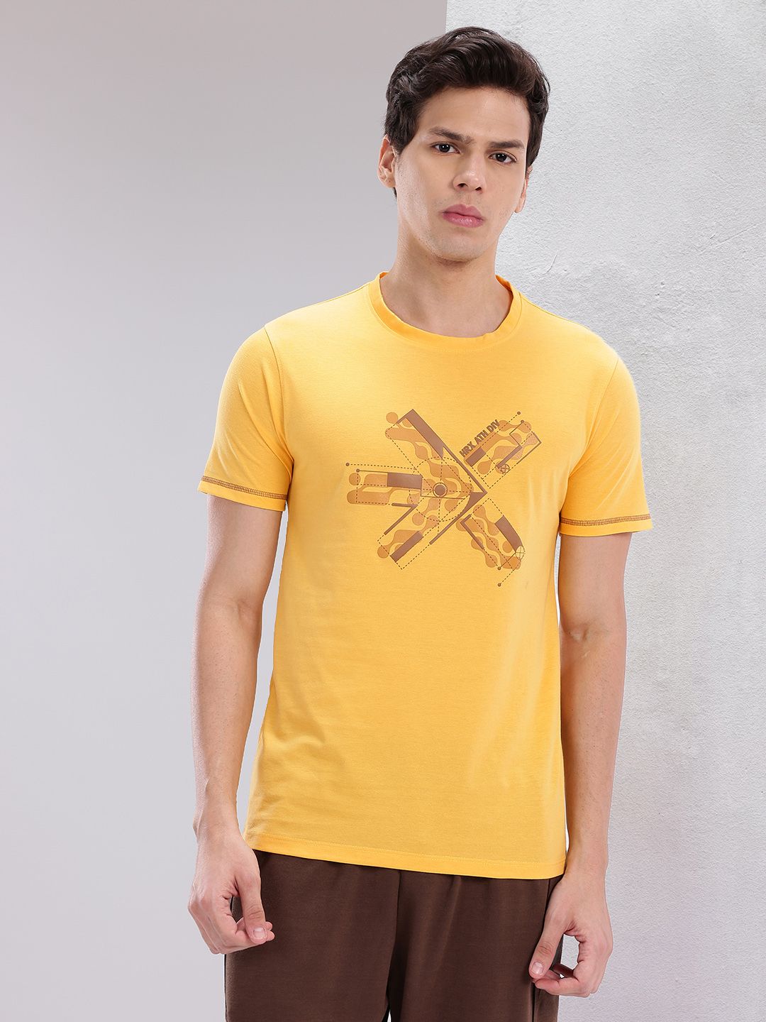 HRX by Hrithik Roshan Brand Logo Print Lifestyle T-shirt
