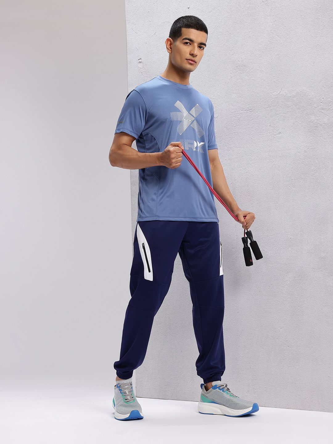 HRX by Hrithik Roshan Men Brand Logo Printed Rapid-Dry Training T-shirt