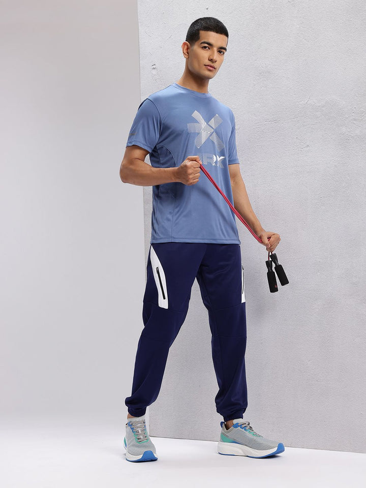 HRX by Hrithik Roshan Men Brand Logo Printed Rapid-Dry Training T-shirt