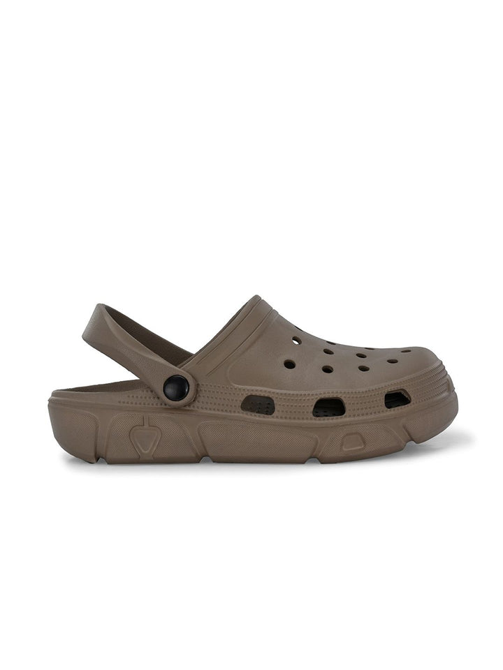 HRX by Hrithik Roshan Men Brown Rubber Clogs