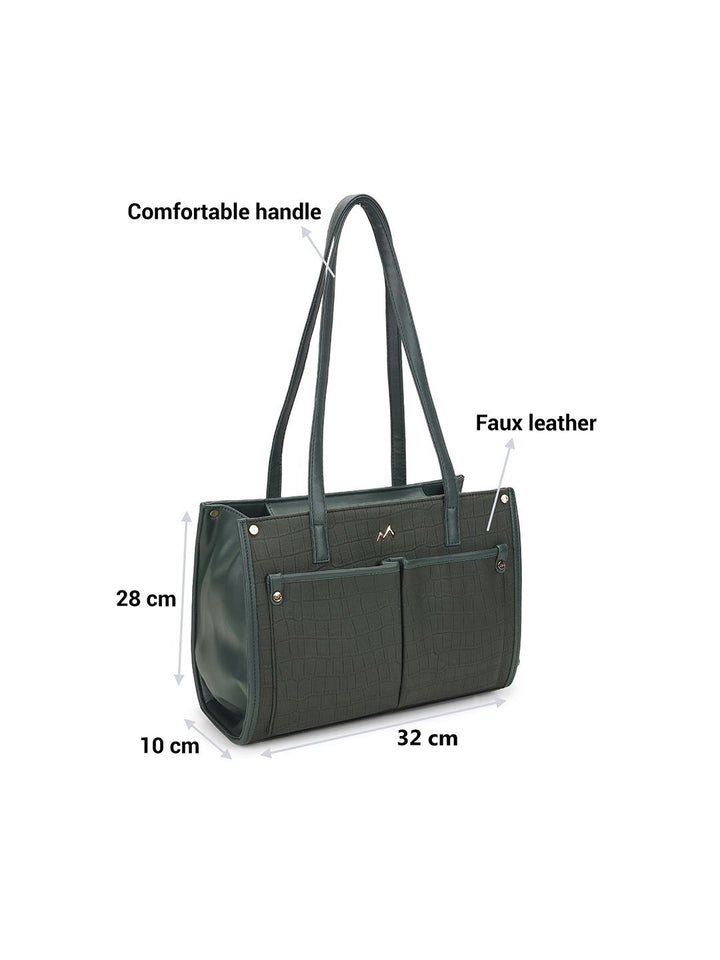 Metro Women Textured Structured Shoulder Bag