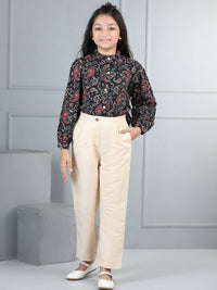 Cutiekins Girls Printed Top with Trousers