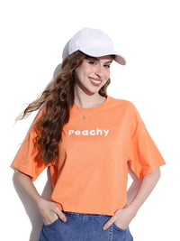 DressBerry Coral Dream Back To School Boxy T-shirt