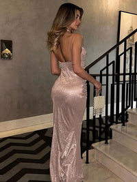 all about you Sweetheart Neck Shoulder Straps Maxi Dress