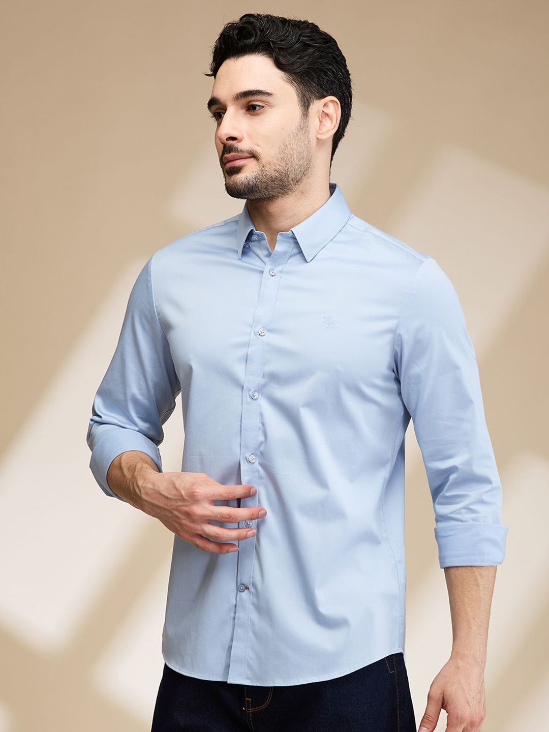 Being Human Men Slim Fit Opaque Casual Shirt