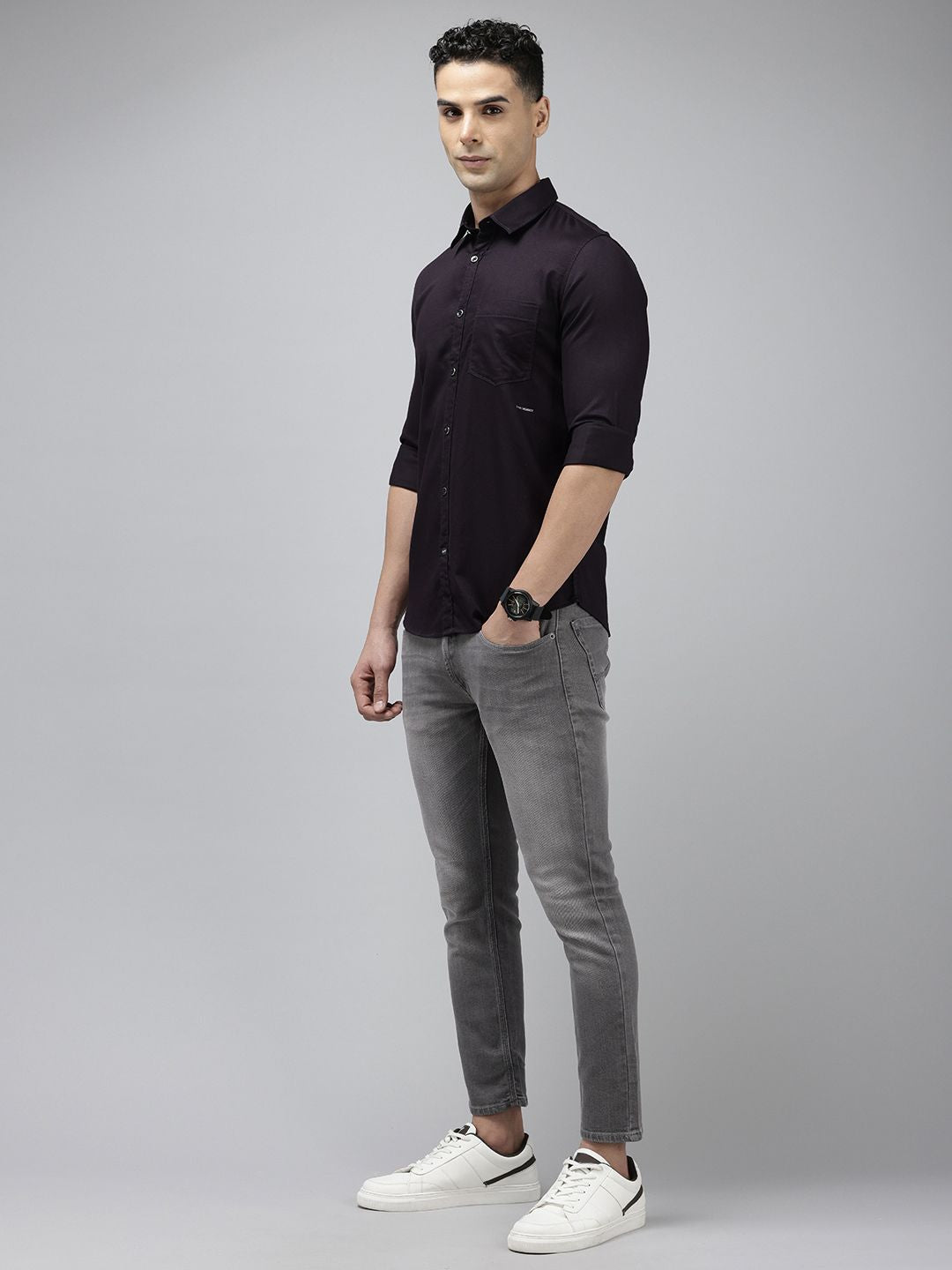 SPYKAR Men Kano Slim Fit Light Fade Stretchable Jeans