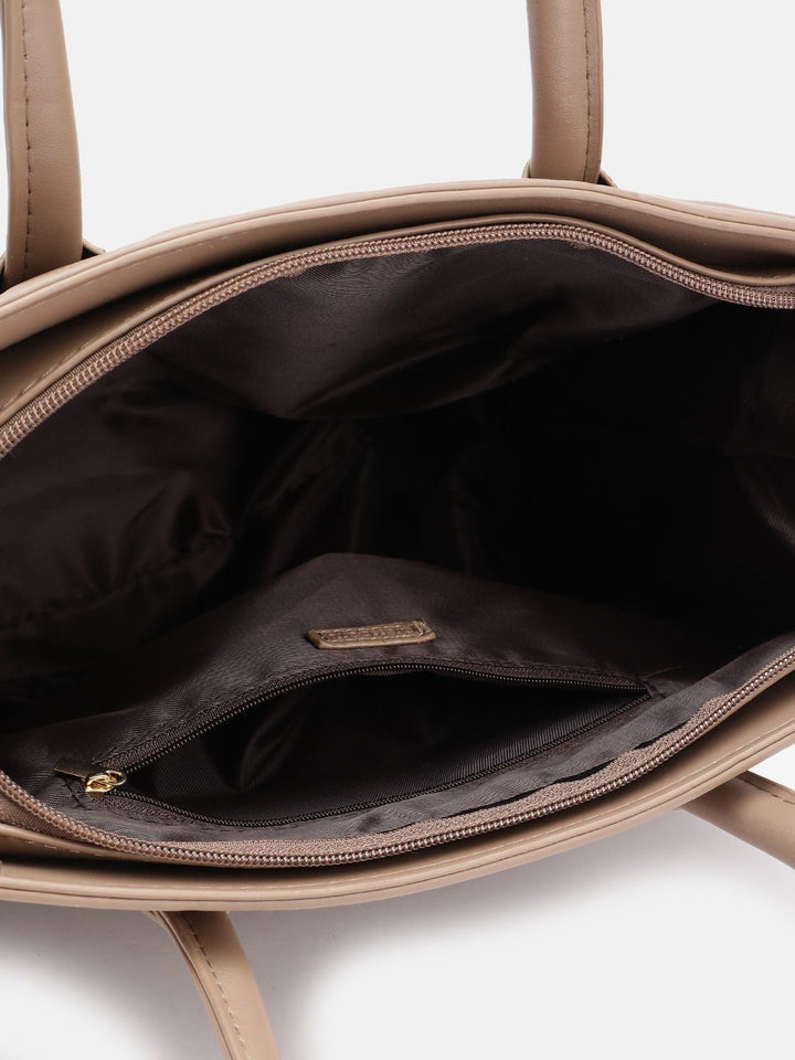DressBerry Structured Quilted Handheld Bag