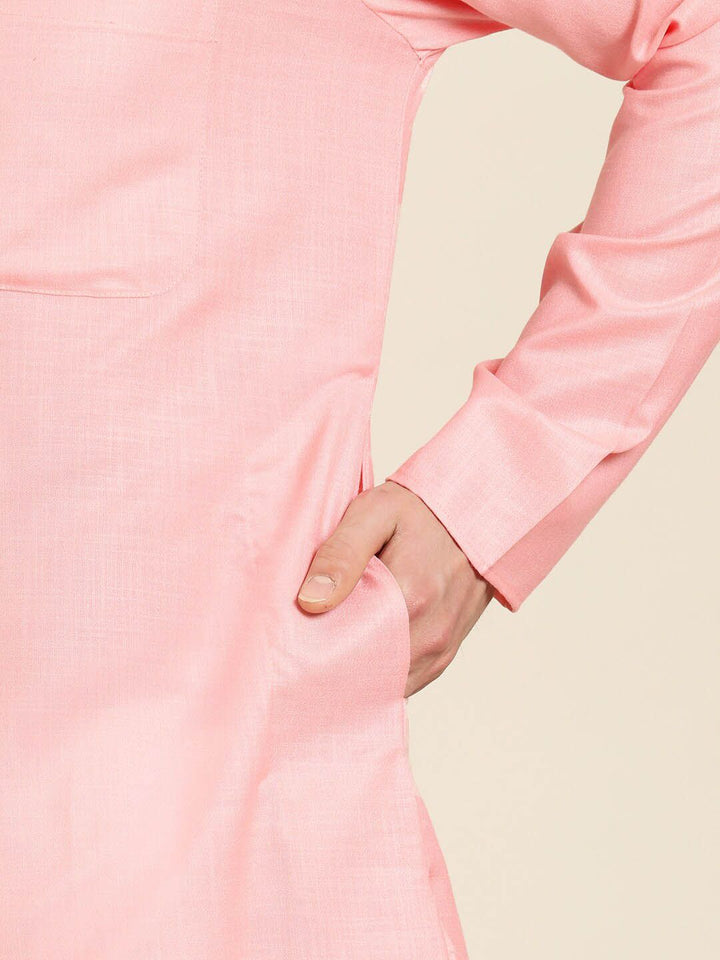 SOJANYA Mandarin Collar Straight Kurta