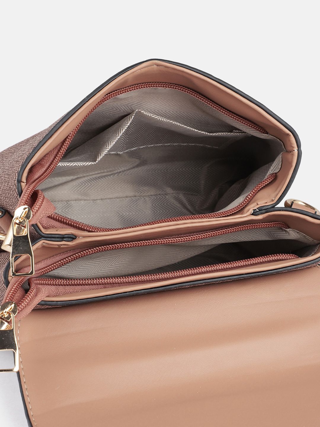 all about you Textured Structured Satchel
