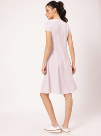 DressBerry Shirred Perfection Timeless Lines Paneled Dress