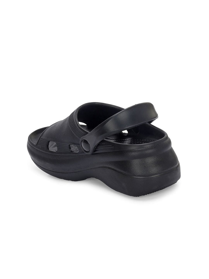 HRX by Hrithik Roshan Women Black Rubber Slip-On
