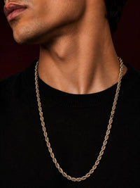 PANASH Men Brass Gold-Plated Chain