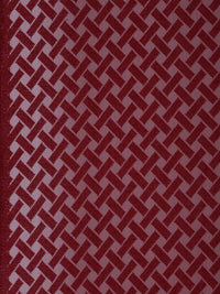 HOSTA HOMES Maroon Geometric Long Door Curtain