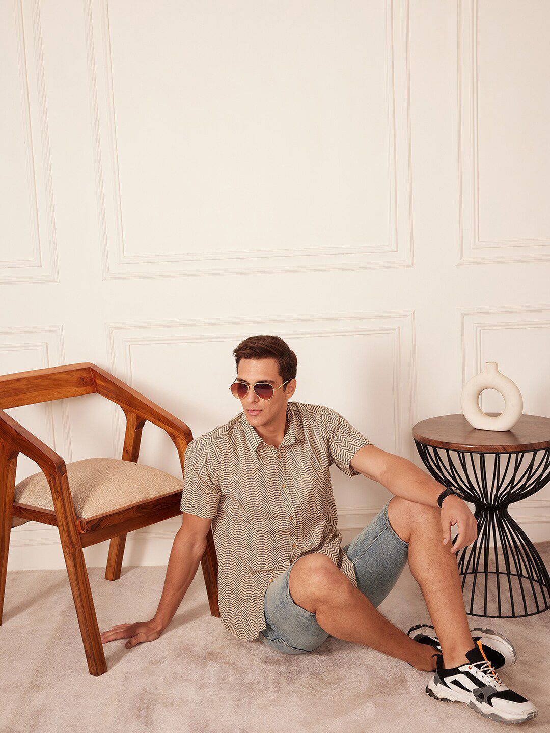 Block Printed Casual Shirt