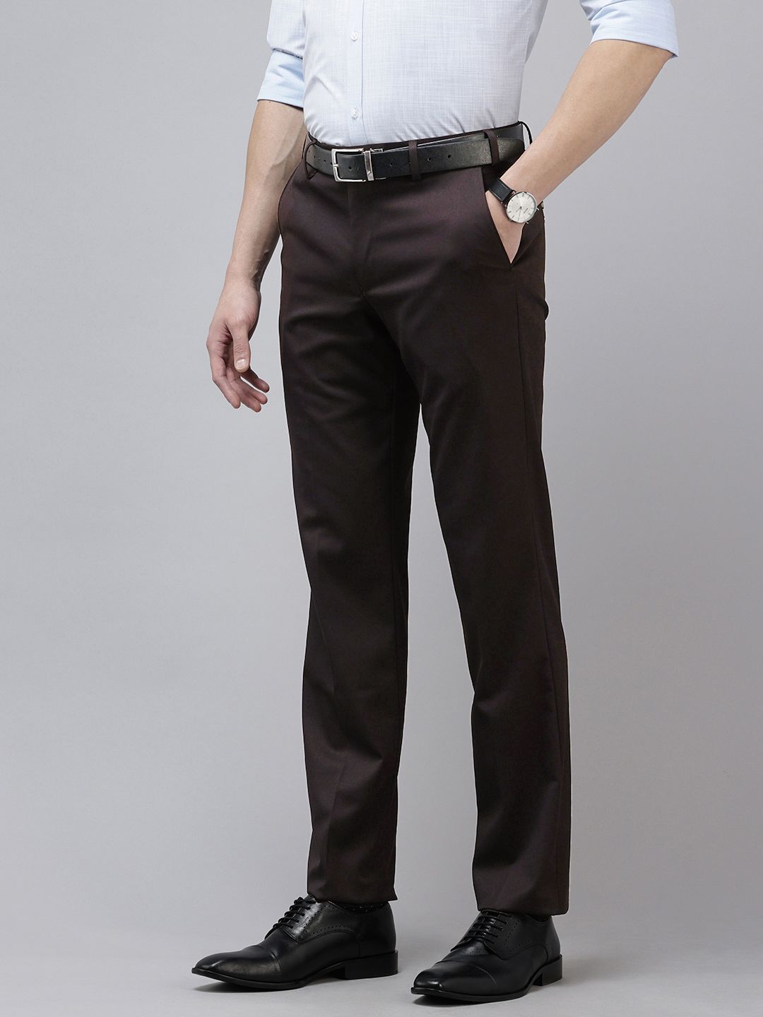 Park Avenue Men Regular Fit Formal Trousers