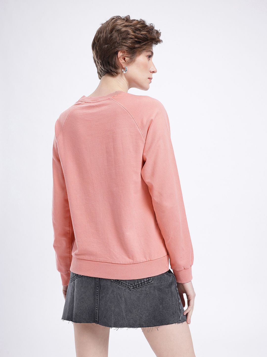 DressBerry Printed Cotton Terry Sweatshirt