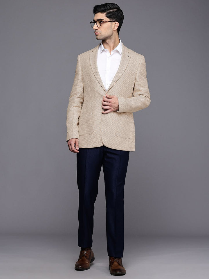 Raymond Self Designed Single-Breasted Contemporary Fit Party Blazer