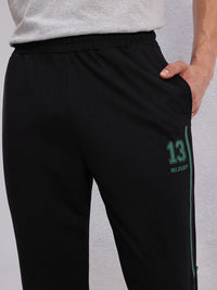 HRX by Hrithik Roshan Men Typography Printed Detail Mid-Rise Lifestyle Track Pants