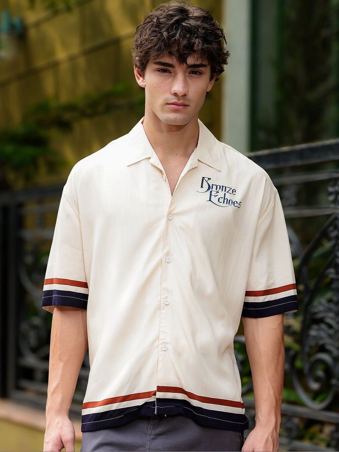 Eszett Men Classic Printed Casual Shirt