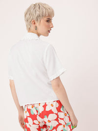 DressBerry Cute Femi Ruffle Romance Shirt