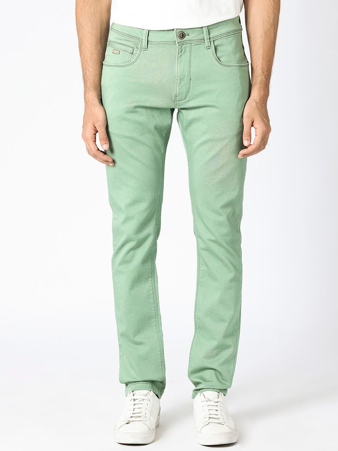 RARE RABBIT Men Essen Slim Fit Mid-Rise Stretchable Jeans