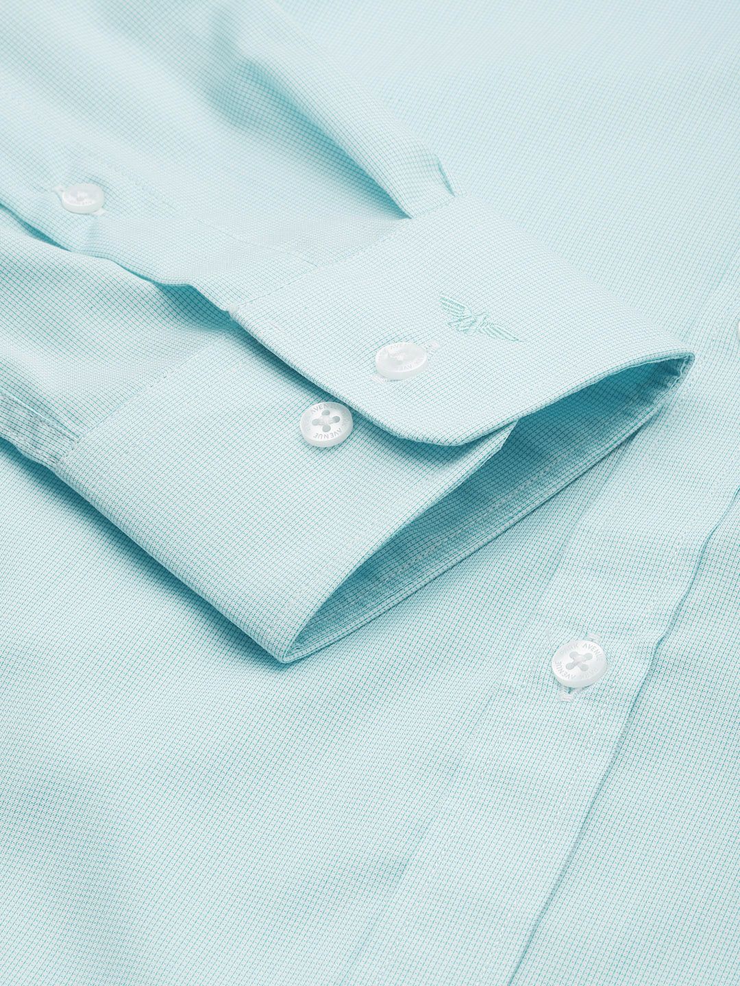 Park Avenue Slim Fit Textured Self Design Formal Shirt