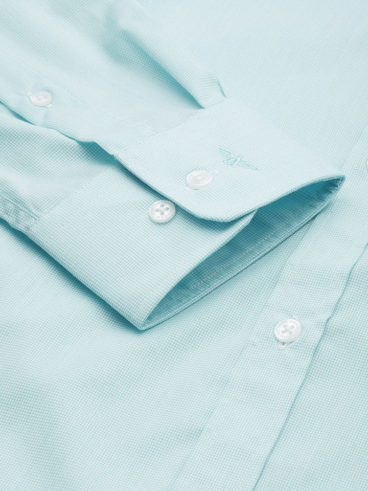 Park Avenue Slim Fit Textured Self Design Formal Shirt