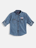 Monte Carlo Boys Chambray Casual Smart Fit Shirt
